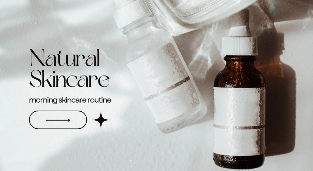 “Morning skincare routine using only five essential products”
